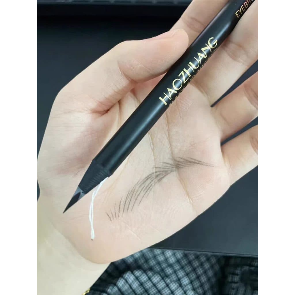 Boa maquiagem Ultra-fino desenho lápis de sobrancelha selvagem fixação de sobrancelha à prova dwaterproof água fragrânci