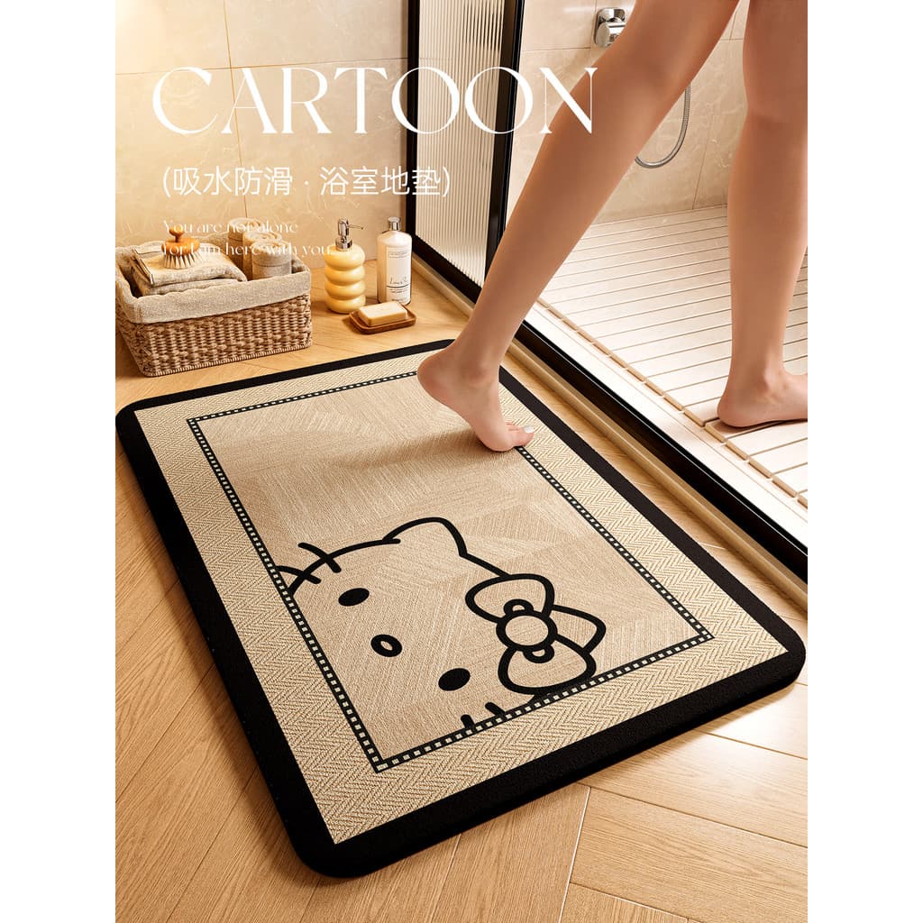 Tapetes de banheiro absorventes, pés de banheiro, portas de entrada, antiderrapante, porta de cozinha, tapete doméstico,