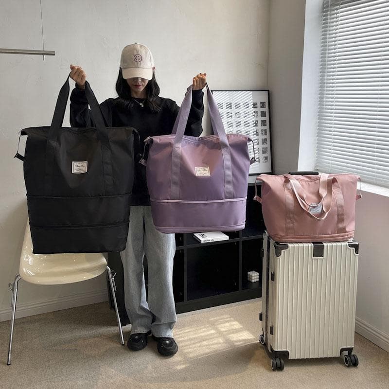2025 novo estilo Super grande capacidade Oxford pano roupas saco de viagem estudante residencial leve saco de bagagem ma