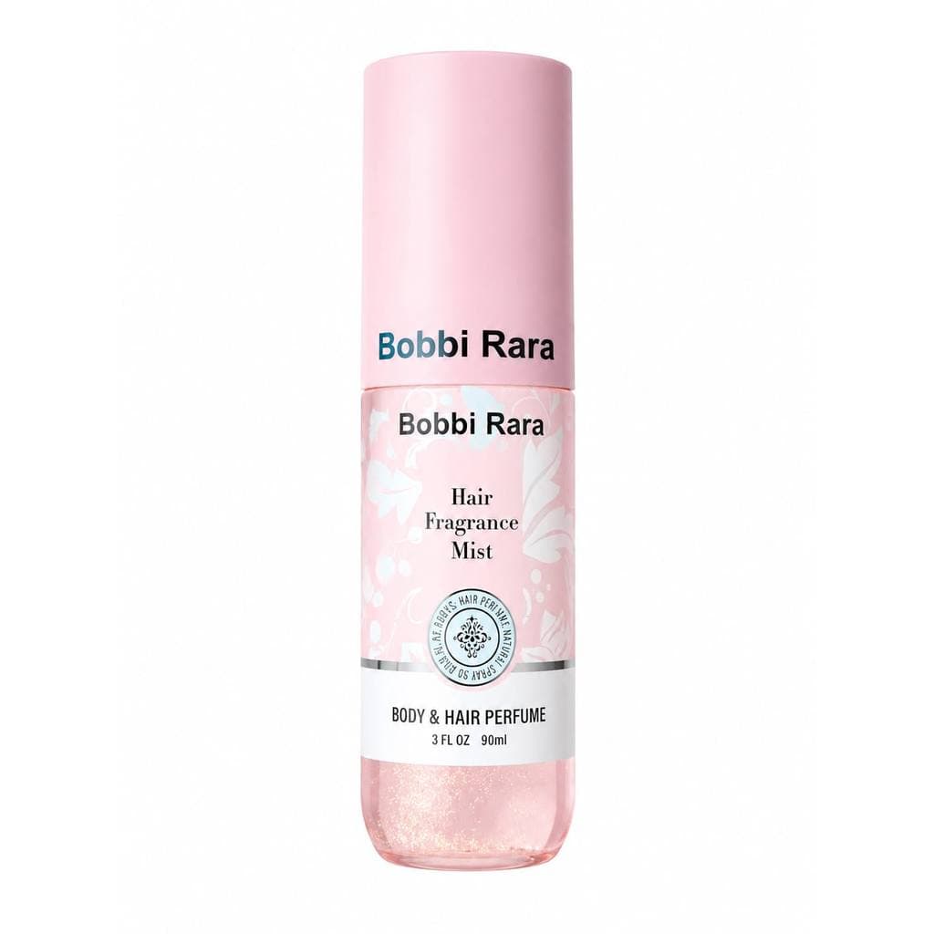 Perfume  capilar Feminino Árabe para cabelos cheirosos com glitter rosa