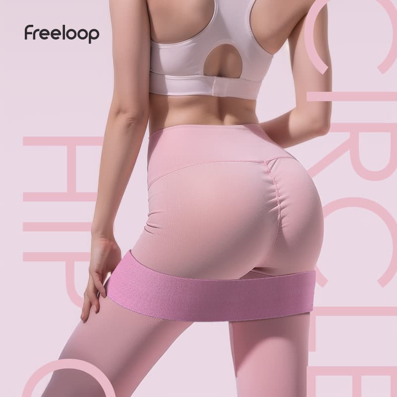 Freeloop anel de quadril treinamento de força Fitness feminino exercício hip agachamento resistência banda hip treinamen