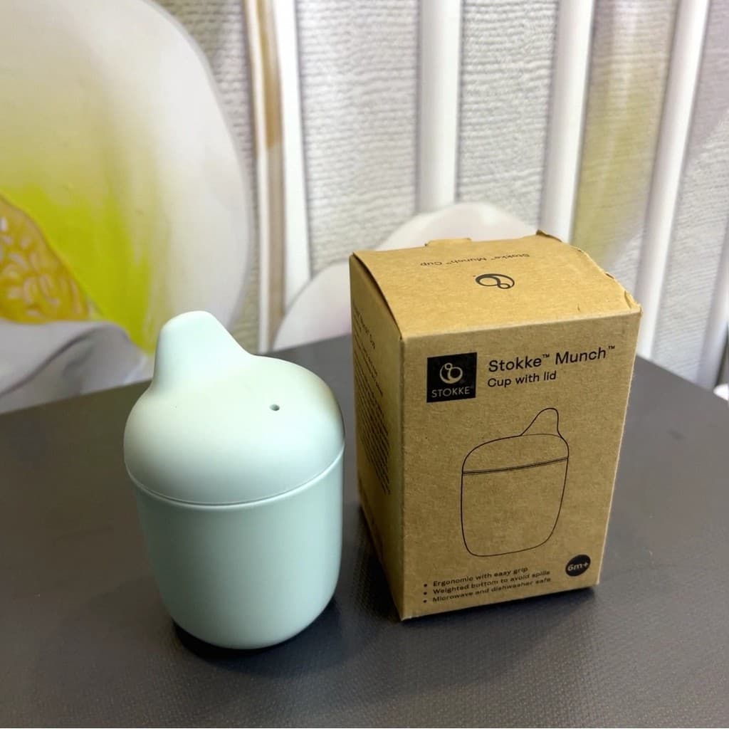 Stokke Munch Copo para beber Copo térmico Talheres Copo de comida complementar Tigela de comida complementar
