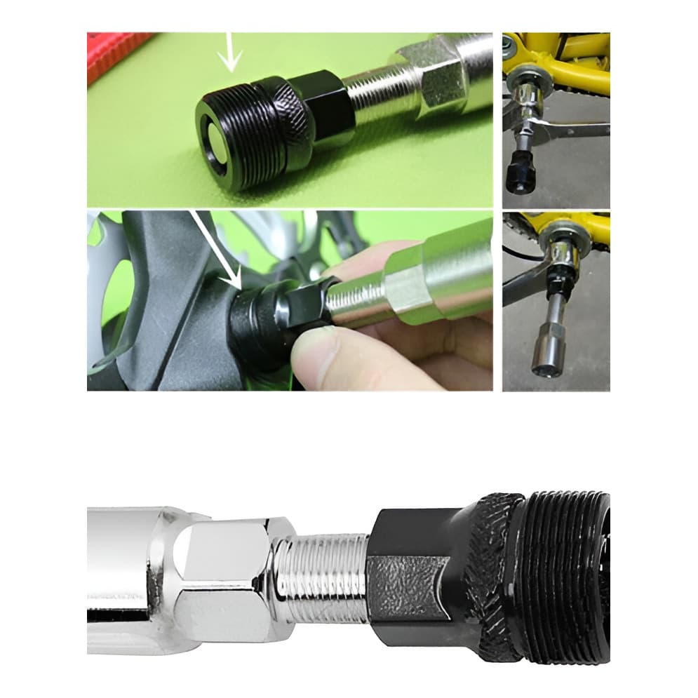 Chave Extrator Saca Pedivela Reparo + Chave Extrator Bike Movimento Central Bicicleta Ciclismo
