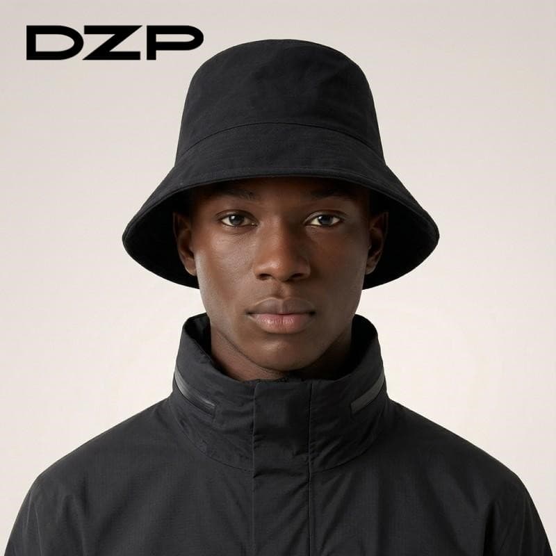 DZP Simples Chapéu Balde de Cor Sólida Feminino Capa de Aba Grande Rosto Anti-UV Viagem ao Ar Livre All-Match Chapéu de