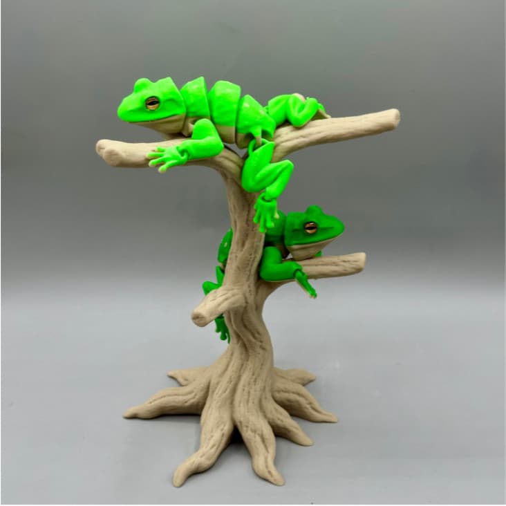 Sapo 8 CM Articulado | Flexivel | Impressão 3D | Presente criativo | Personalizado