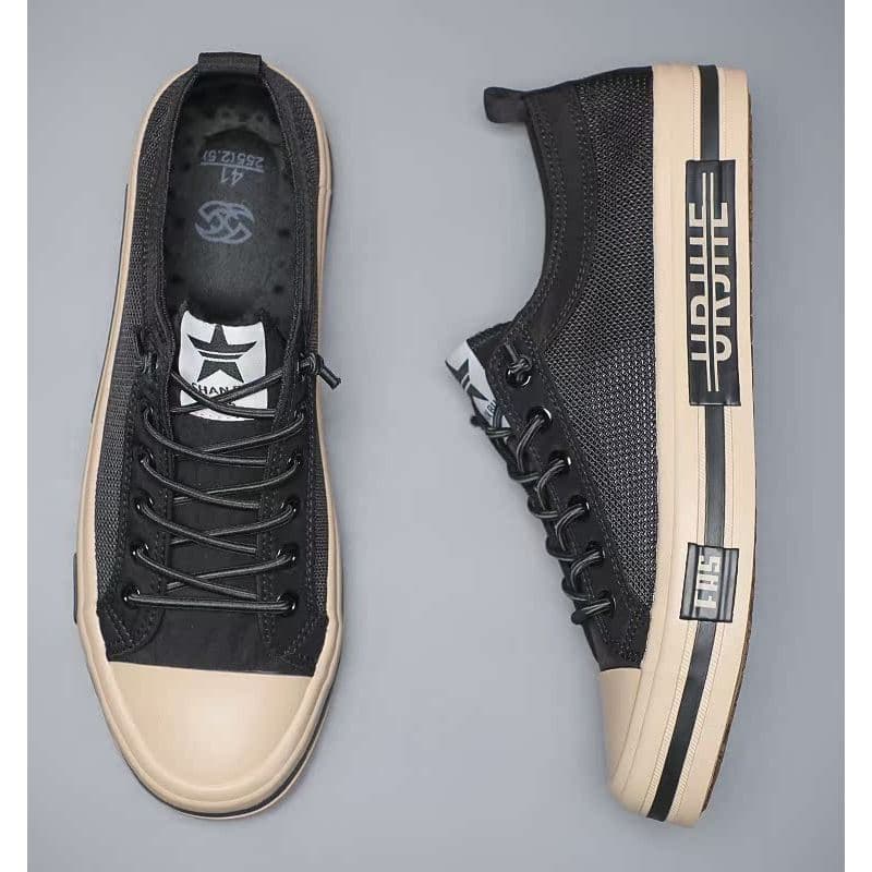 Homens sapatos masculinos verão novo estilo sapatos de lona na moda All-Match sapatos casuais tênis juventude baixo-Top