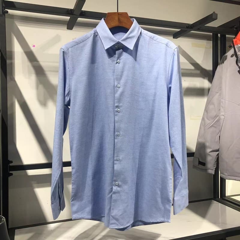 Marca roupas masculinas Shopping retirada gabinete corte etiqueta quente escovado não-ferro outono inverno grosso Micro-