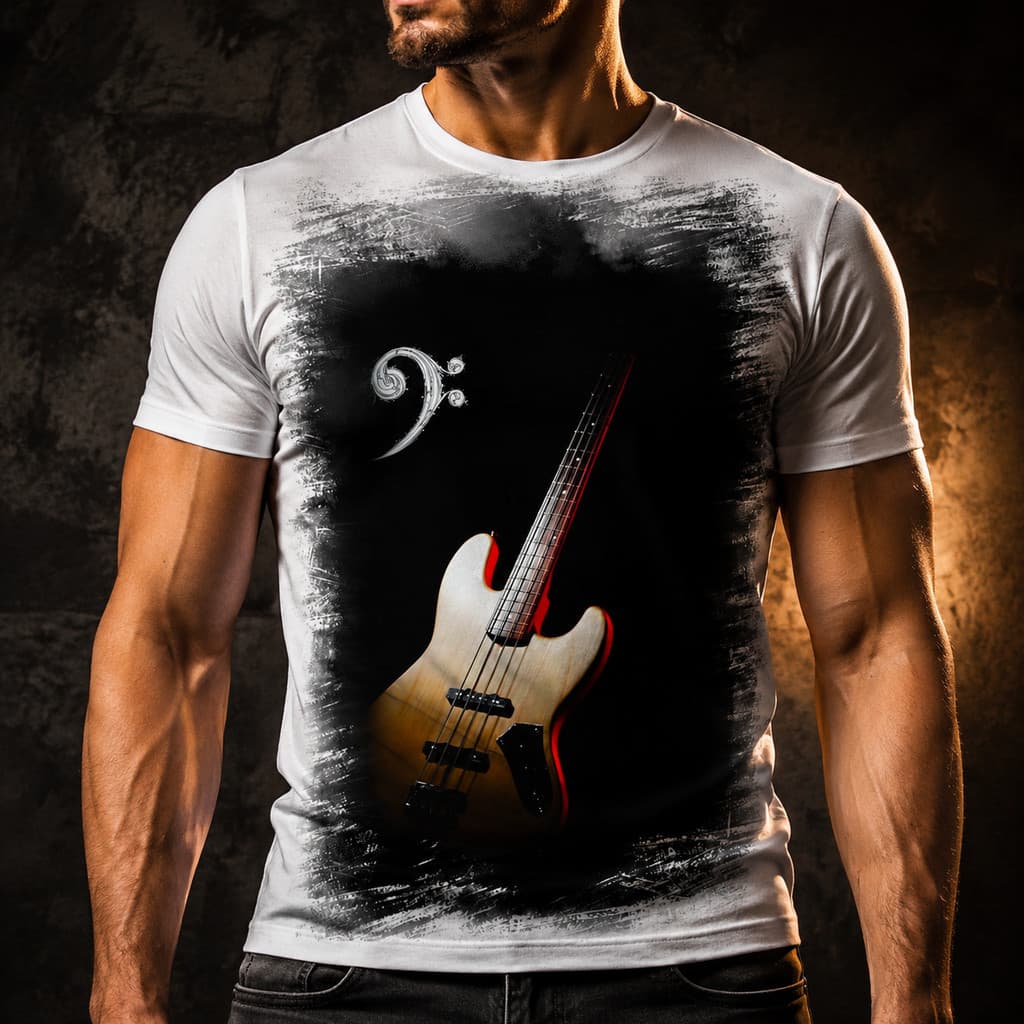 Camiseta Contra Baixo Clave Fá 3 A