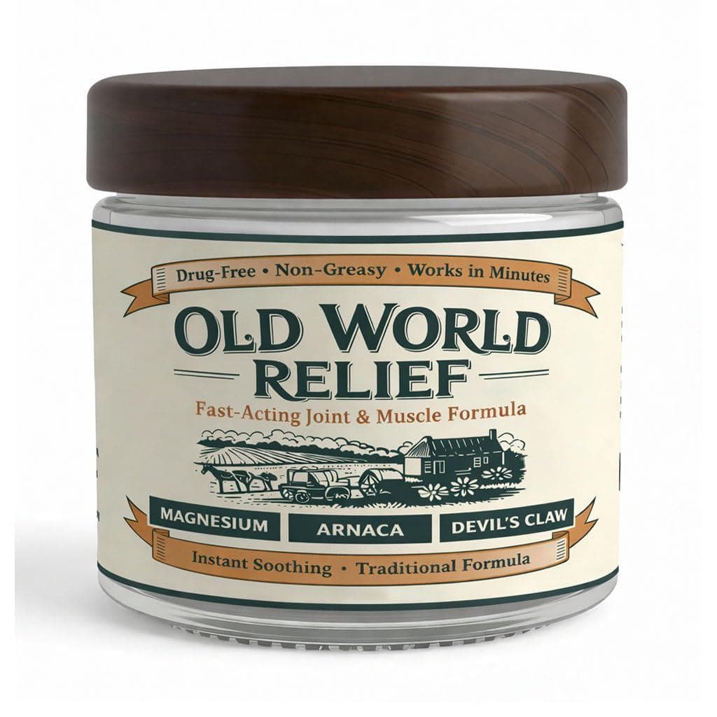 OldWorldReliefream, Manteiga com Arnica e Boswellia, Loção Corporal Não Oleosa para Alívio e Relaxamento para Todos os T