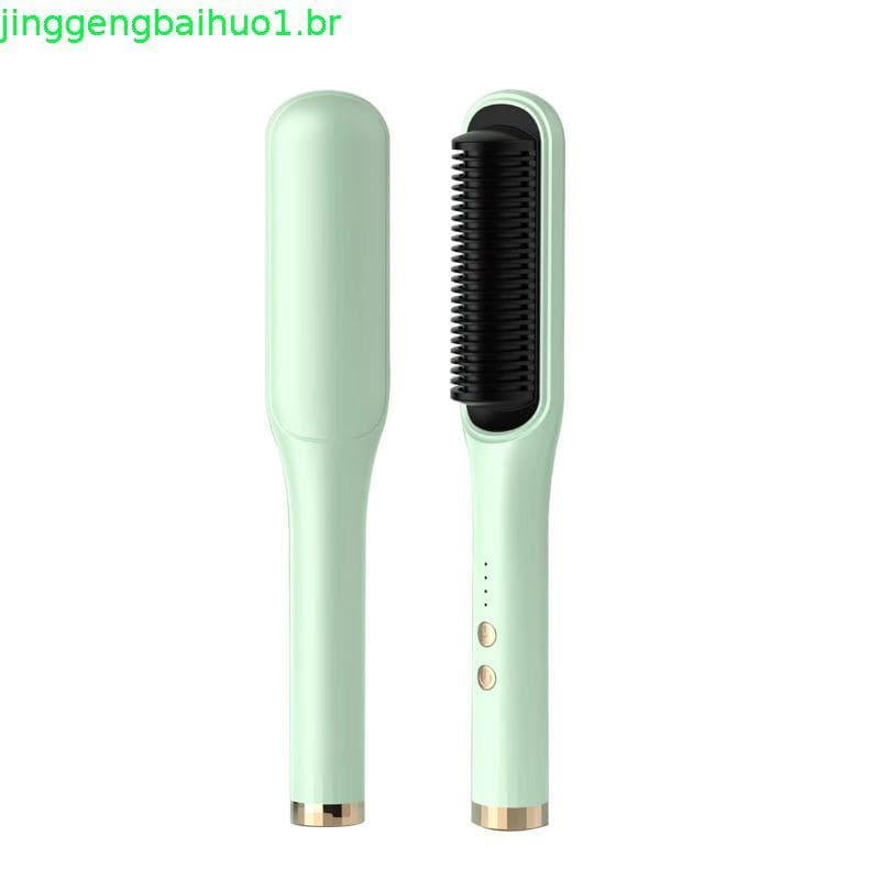 2026 Novo estilo pente alisador de cabelo íon negativo cabeleireiro cuidados com os cabelos alisador de cabelo alisament