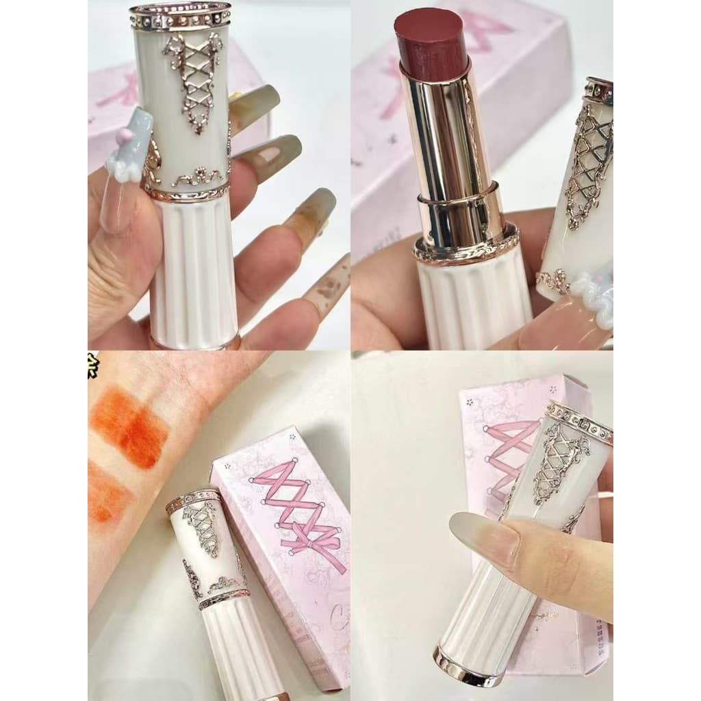 Colorrose colorrose cristal espelho batom água brilhante translúcido Tudu creme labial cor sedosa renderização cor segur