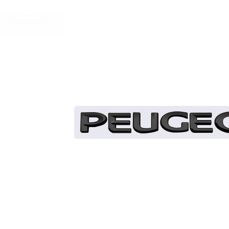 Emblema Traseiro Estilo Automotivo em Metal para Peugeot 206 307 308 3008 207 208 407 508 2008 5008 107 Z3FB