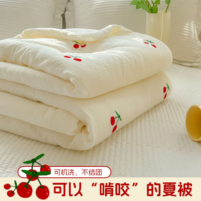 Classe A Mãe Bebê Soja Verão Colcha Fresca Lavável à Máquina Colcha de Ar Condicionado de Verão Colcha de Verão Dormitór