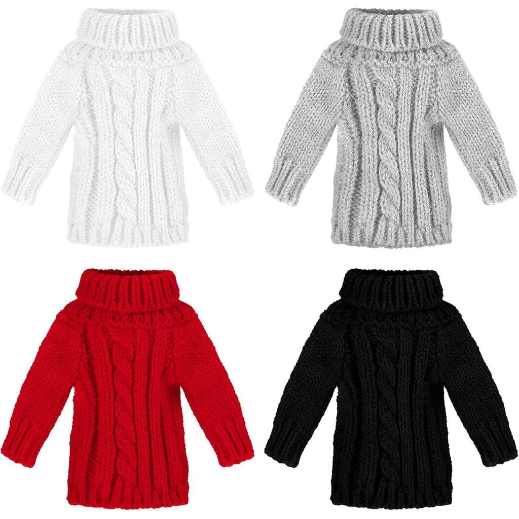 Bencailor 4 Peças de Roupas para Bonecas de 11,5 Polegadas, Acessórios para Bonecas, Conjunto de Moletom e Suéter, Roupa