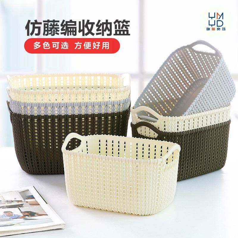 Cesta de armazenamento pendurável, cesta de suspensão de plástico, cesta de armazenamento de cozinha, banheiro, cesta de