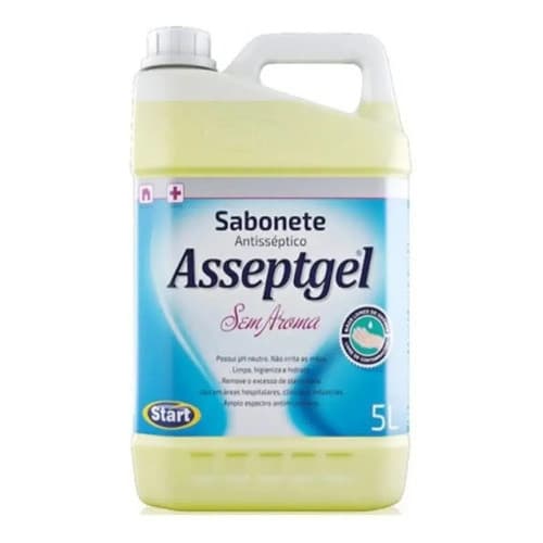 Sabonete Liquido Sem Aroma Asseptgel 5 Litros
