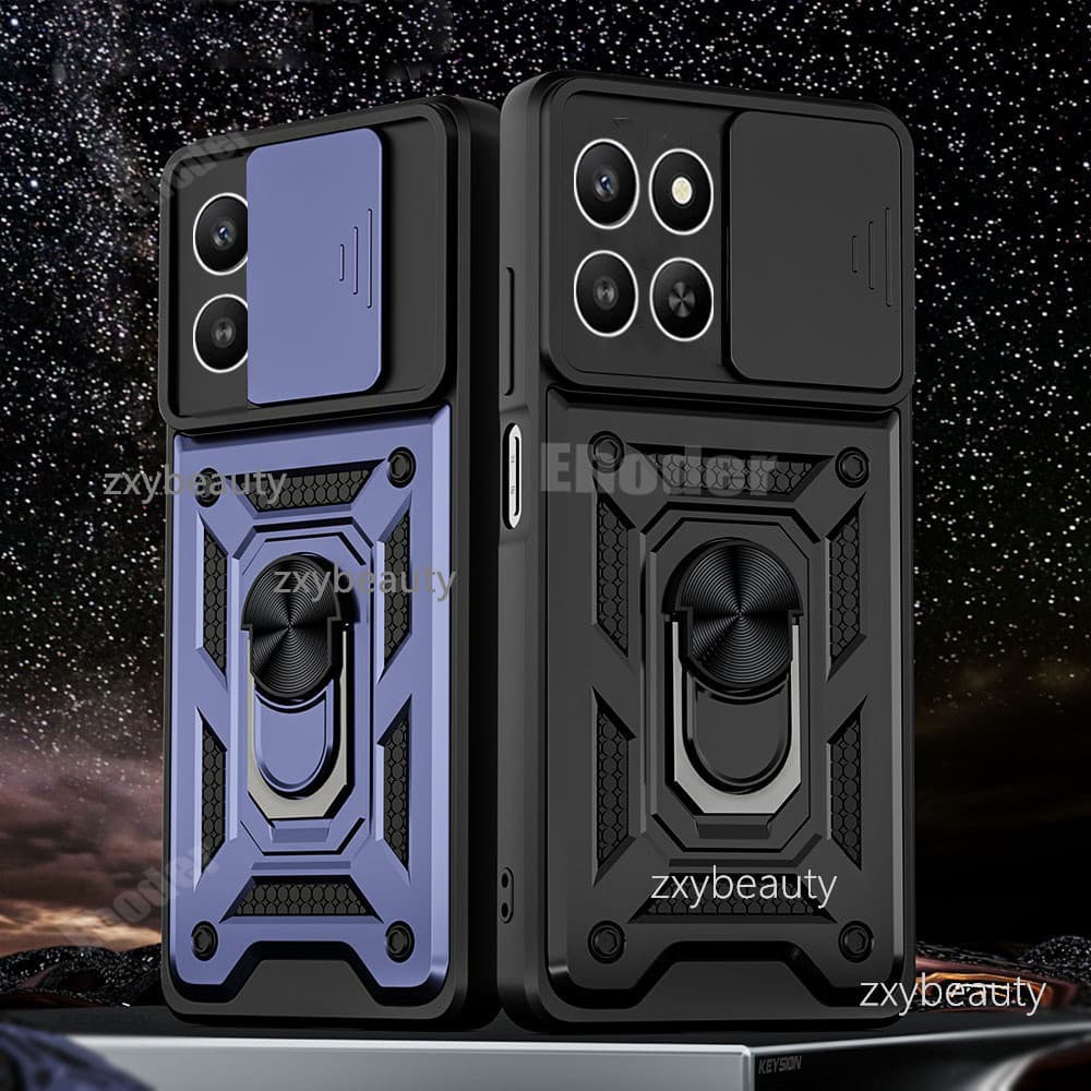 Capa para Telefone Honor 400 Smart X7d X7C X6C 2025 5G 4G, à Prova de Choque, com Suporte Magnético para Anel, Capa Prot