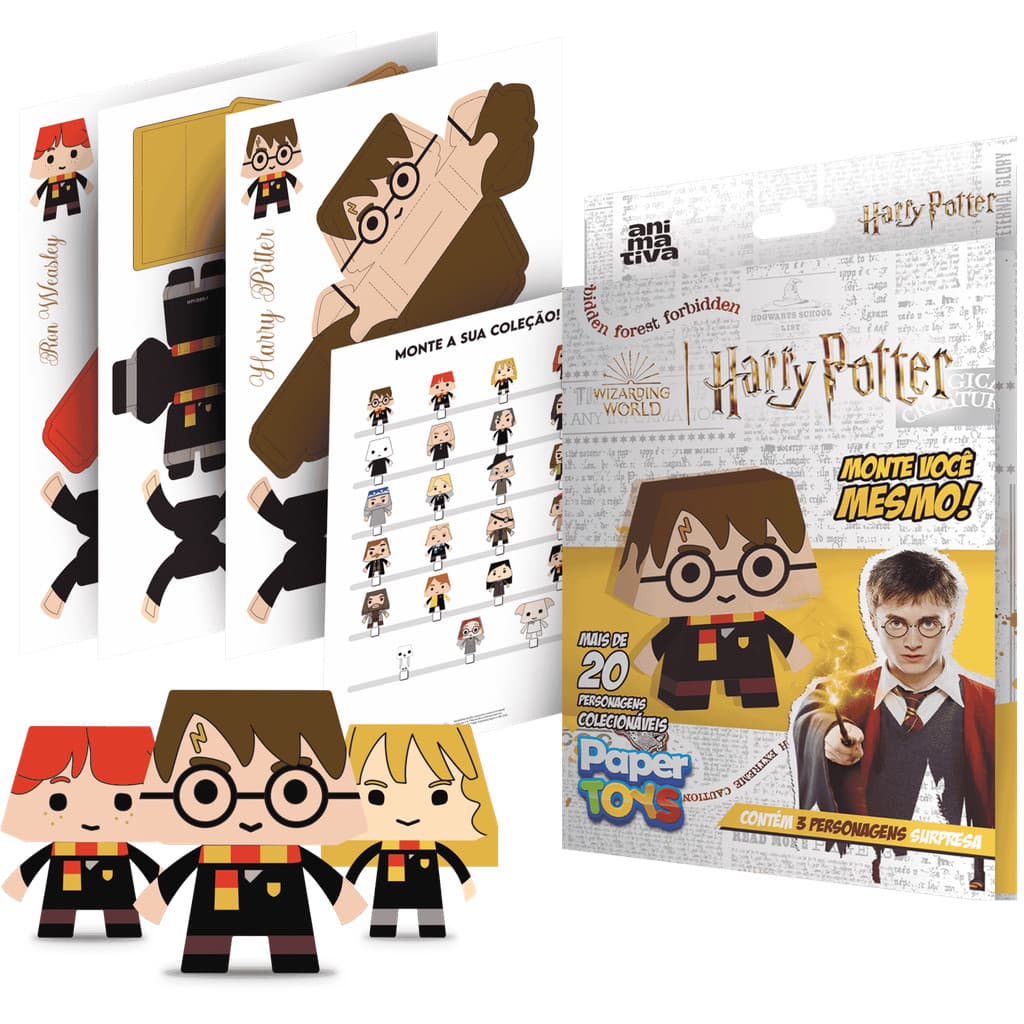 Paper Toys Personagens Harry Potter - Sortidos