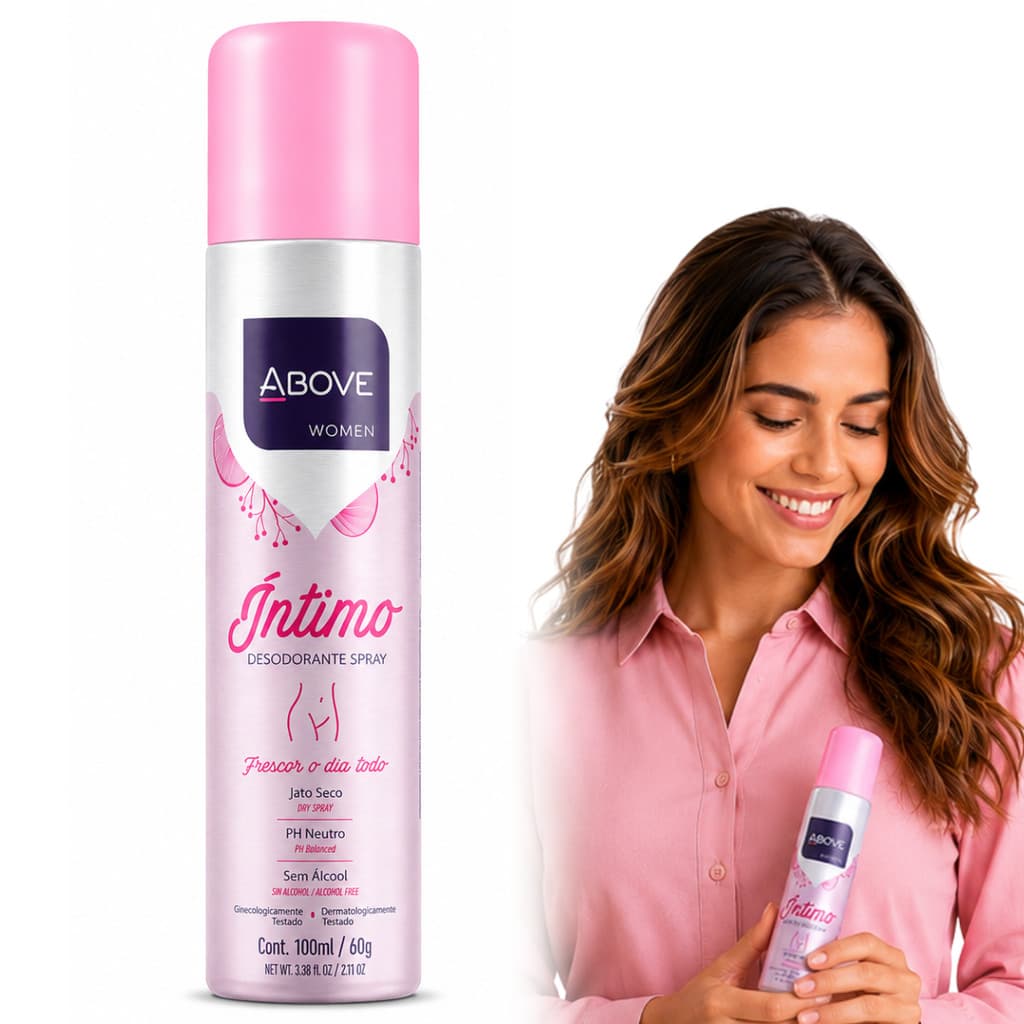 Desodorante Íntimo Mulheres  Sem Alcool Spray Above