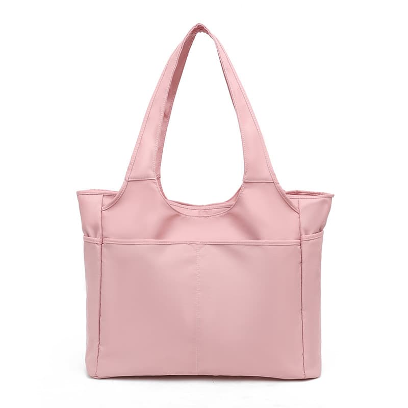 Bolsa de viagem com vários bolsos, grande capacidade, simples, leve, à prova d'água, tecido Oxford, bolsa de bagagem de