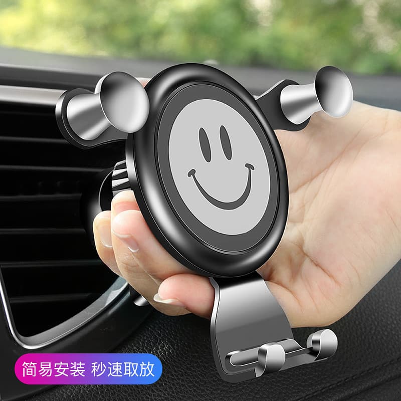 Suporte de Telefone por Gravidade para Carro, Suporte Universal para Carro 2026, Suporte para Saída de Ar, Navegação, Ac