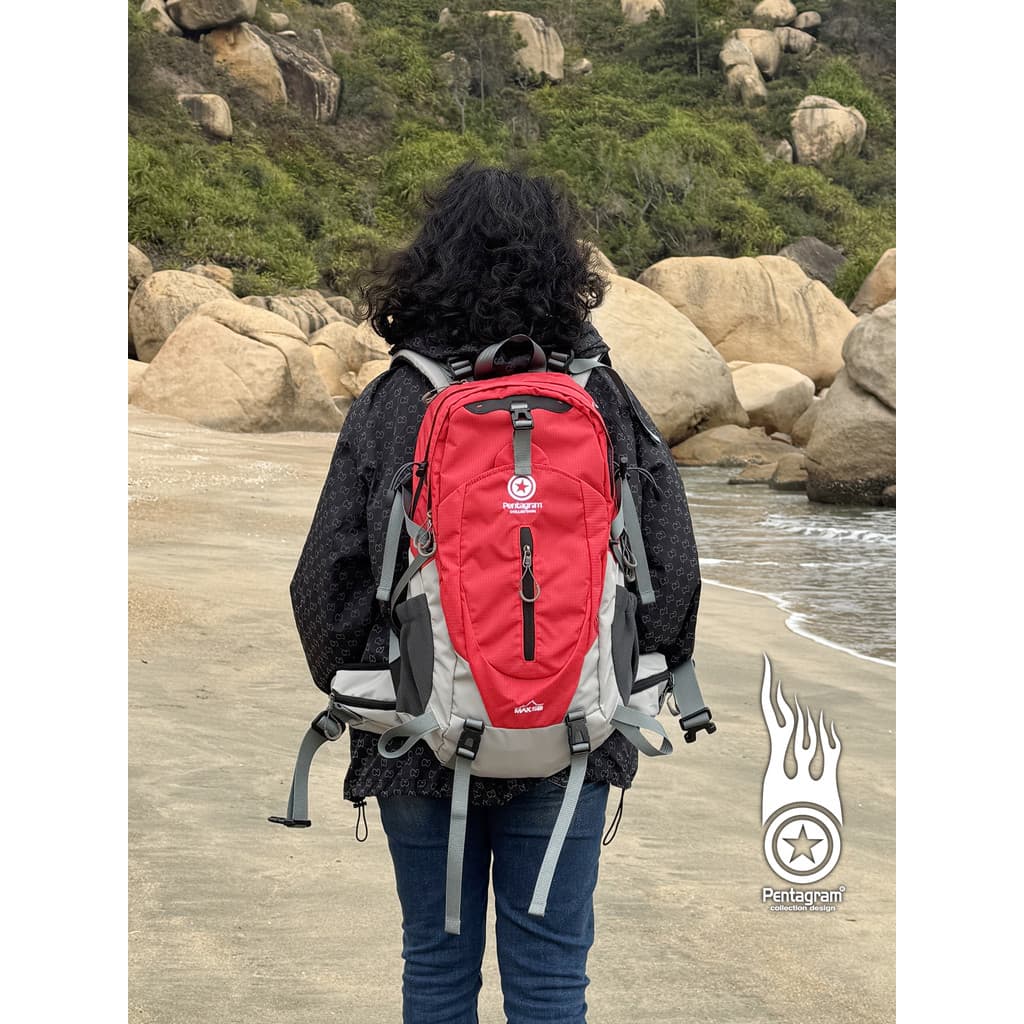 Estrela de cinco pontas ao ar livre profissional caminhadas mochila repelente de água náilon suspenso respirável