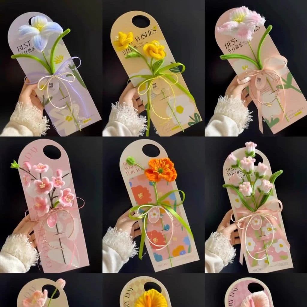 Dia das mães única torção vara buquê portátil flor deusa diy buquê portátil simulação imortal buquê ins estilo