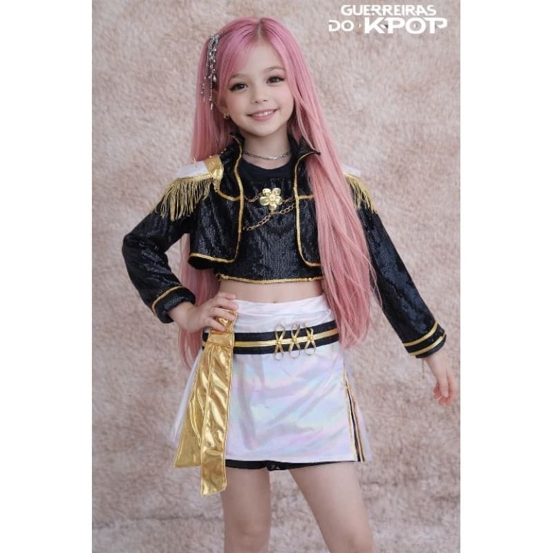 Fantasia de luxo da Mira das guerreiras do kpop / huntrix / Fantasia Guerreiras do kpop - Mira kpop