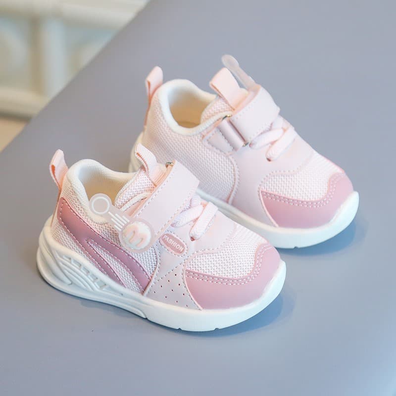Sapatos infantis femininos bebê primavera outono masculino sapatos funcionais de sola macia 0-1-3 anos de idade metade i