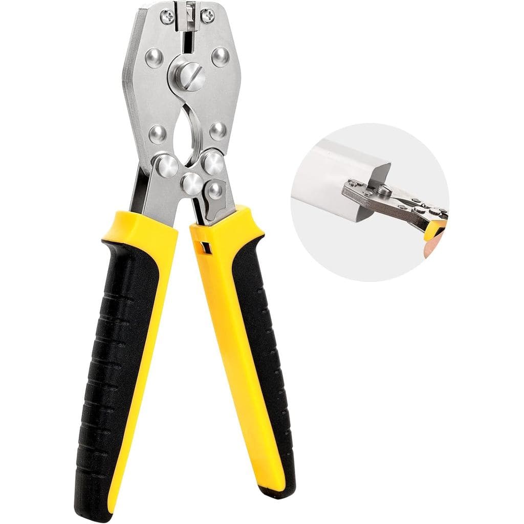 Furador de Rieles de Cerca de Vinil, Ferramenta de Perfuração de Alta Resistência para Fendas de 3/8" em Cercas de PVC e