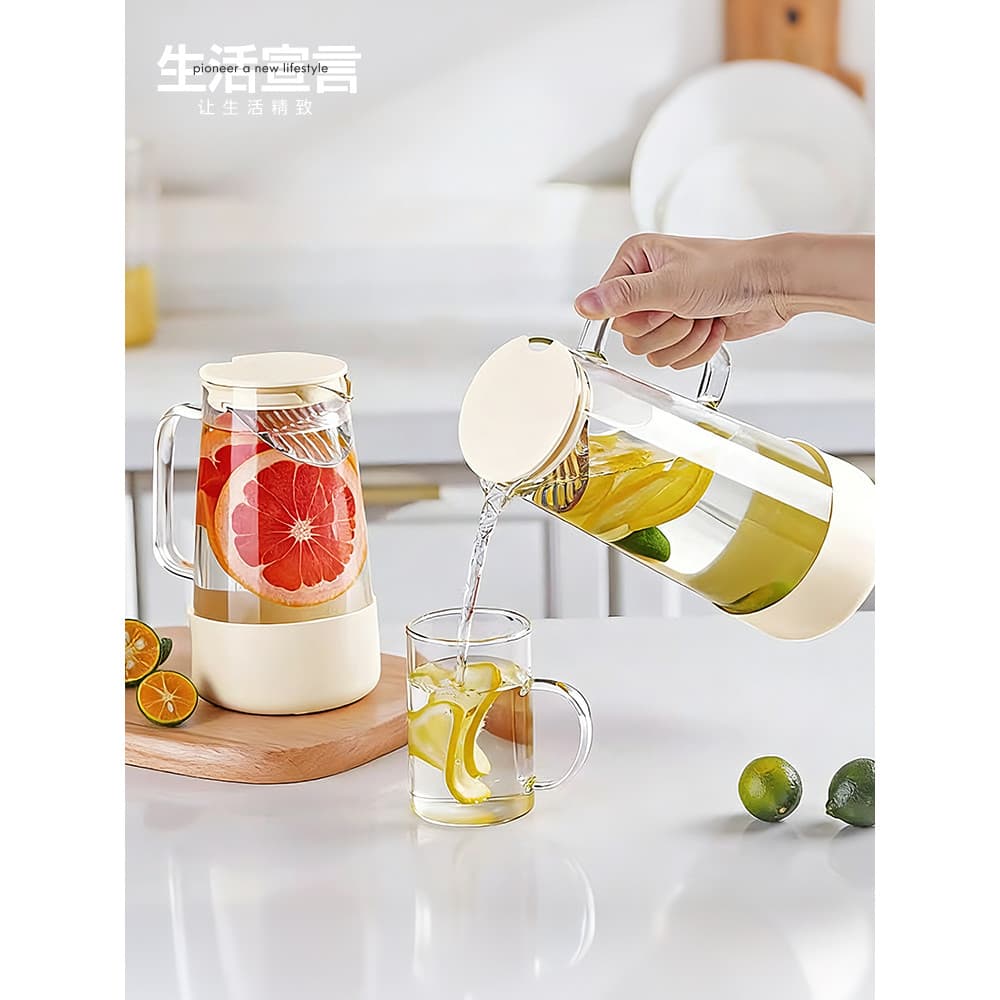 Garrafa de água de vidro com alto teor de borosilicato, resistente a altas temperaturas, alta aparência, 2026, novo esti