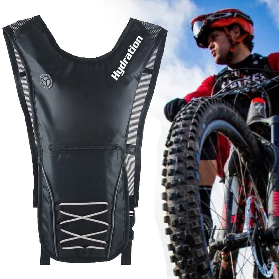 Mochila Hidratação Para Trilha Ciclismo Corrida Impermeável Capacidade 2 Litros