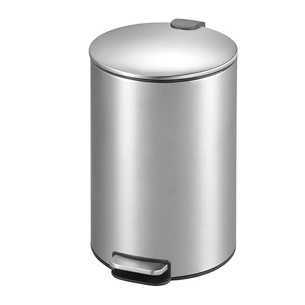 Lixeira Slim 5L em Aço Inox com Pedal Powermaid