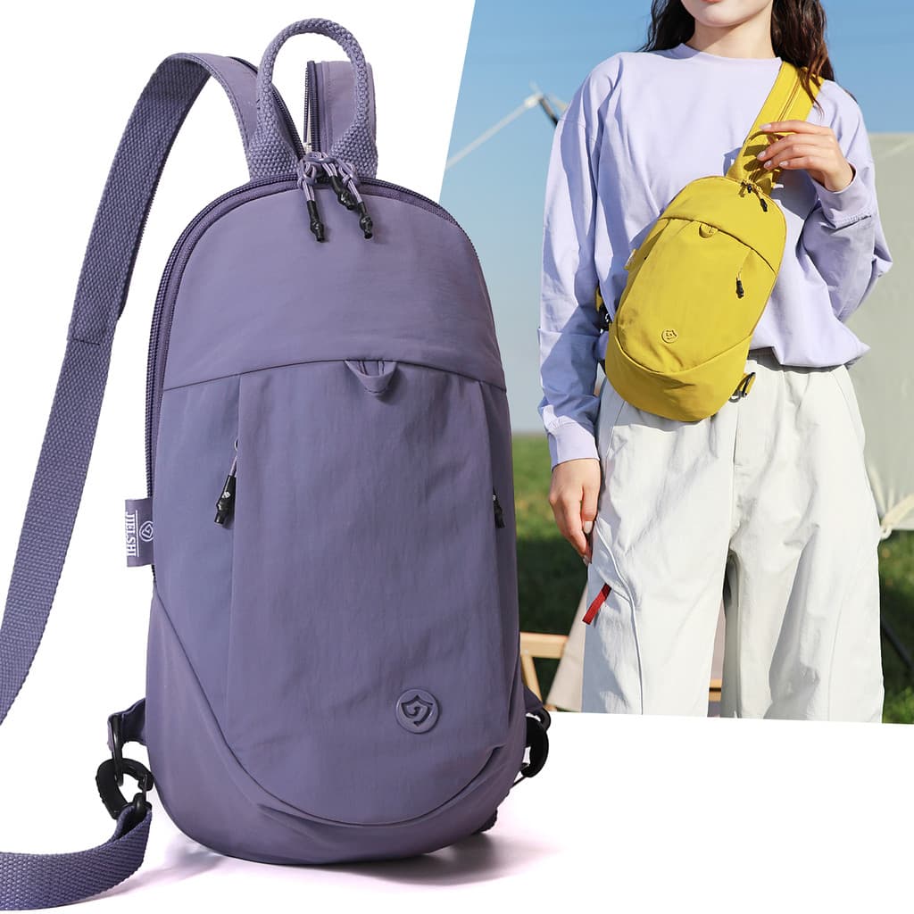 Multifuncional ao ar livre na moda pequena cruz saco moda feminina de um ombro Oxford pano saco peito simples novo estil
