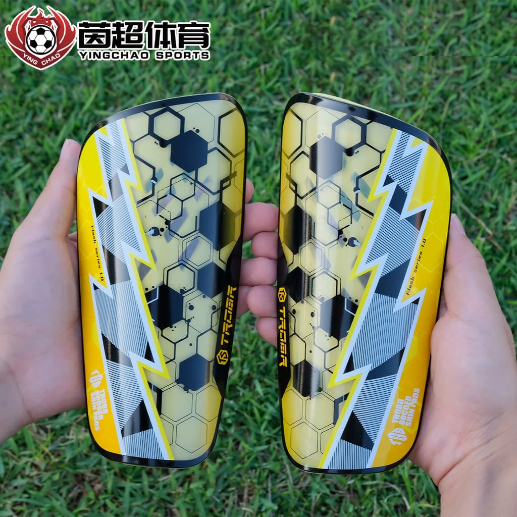 Tuobai relâmpago 1.0 Leggings de futebol placa adulto crianças Anti-colisão proteção da panturrilha oco respirável volta