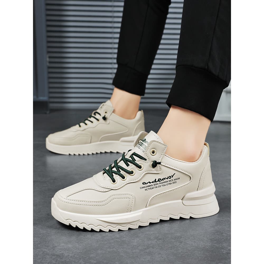 Sapatos masculinos novo estilo de sola grossa sapatos de aumento masculino 2025 novo estilo verão All-Match esportes cas