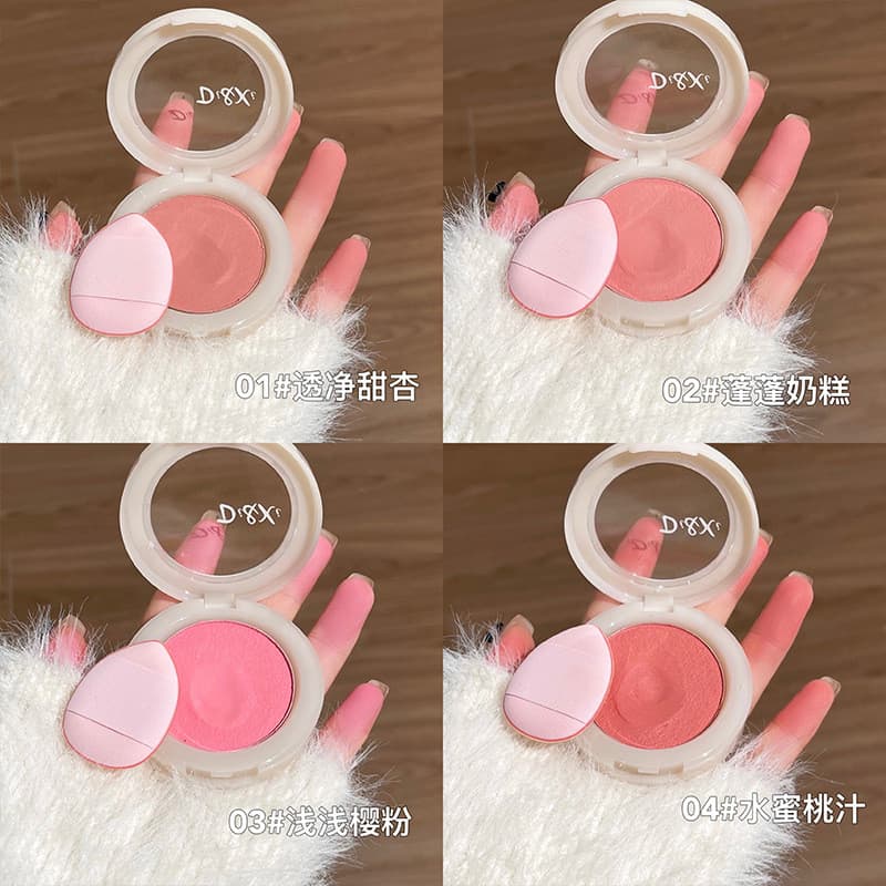 Mousse Blush lama creme expandido cor delicada Natural Nude maquiagem Rouge contorno em pó atmosfera amarelo preto clare