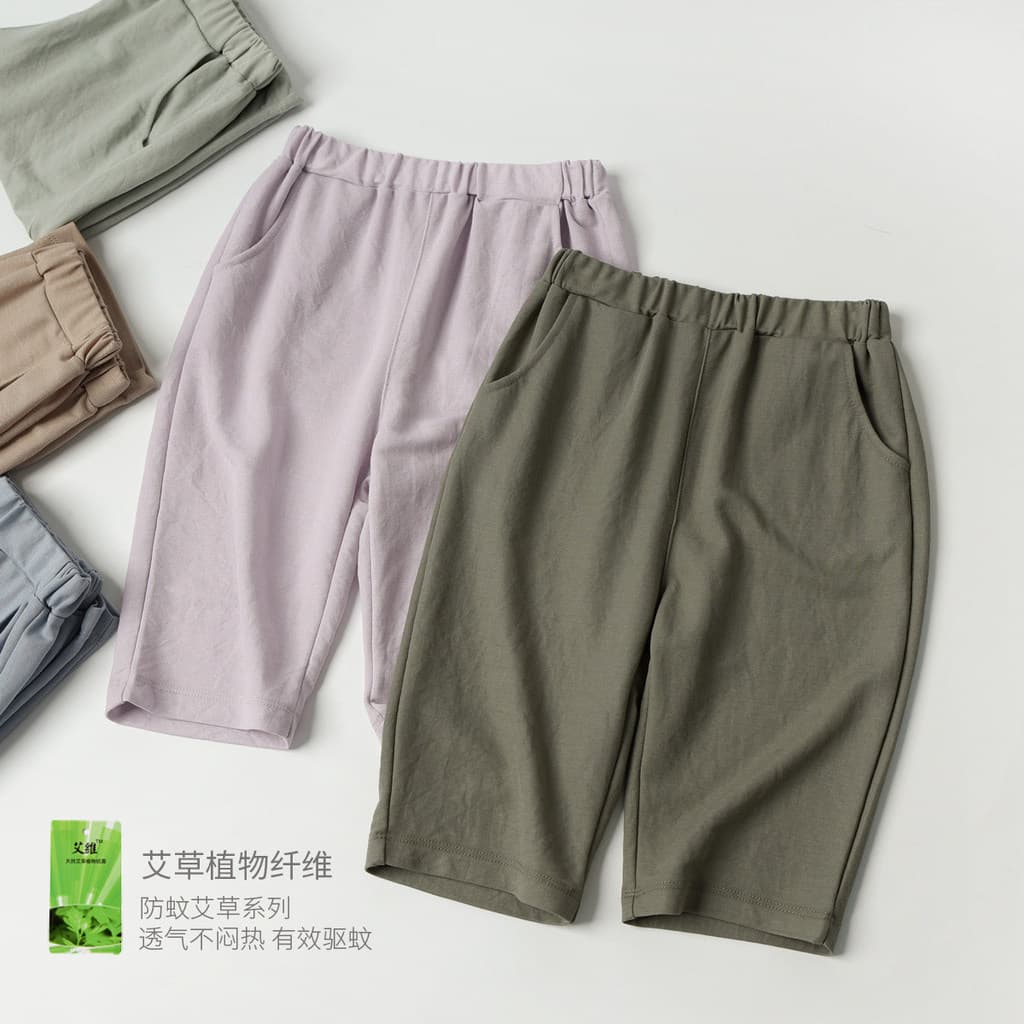 Crianças calças cortadas finas meninos meninas ar condicionado verão calças legais verão roupas infantis