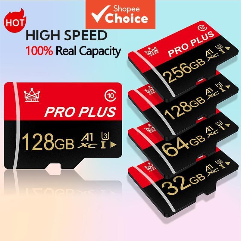 Cartão de Memória SomnAmbulist SD 8GB/16GB/32GB/64GB/128GB Alta Velocidade Classe 10 Armazenamento Flash SD/TF Para