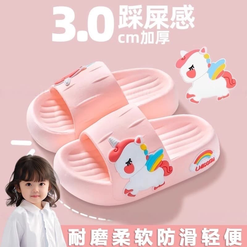 Crianças chinelos de banheiro verão meninas 2026 novo estilo interior antiderrapante bebê meninas sandálias de banho chi