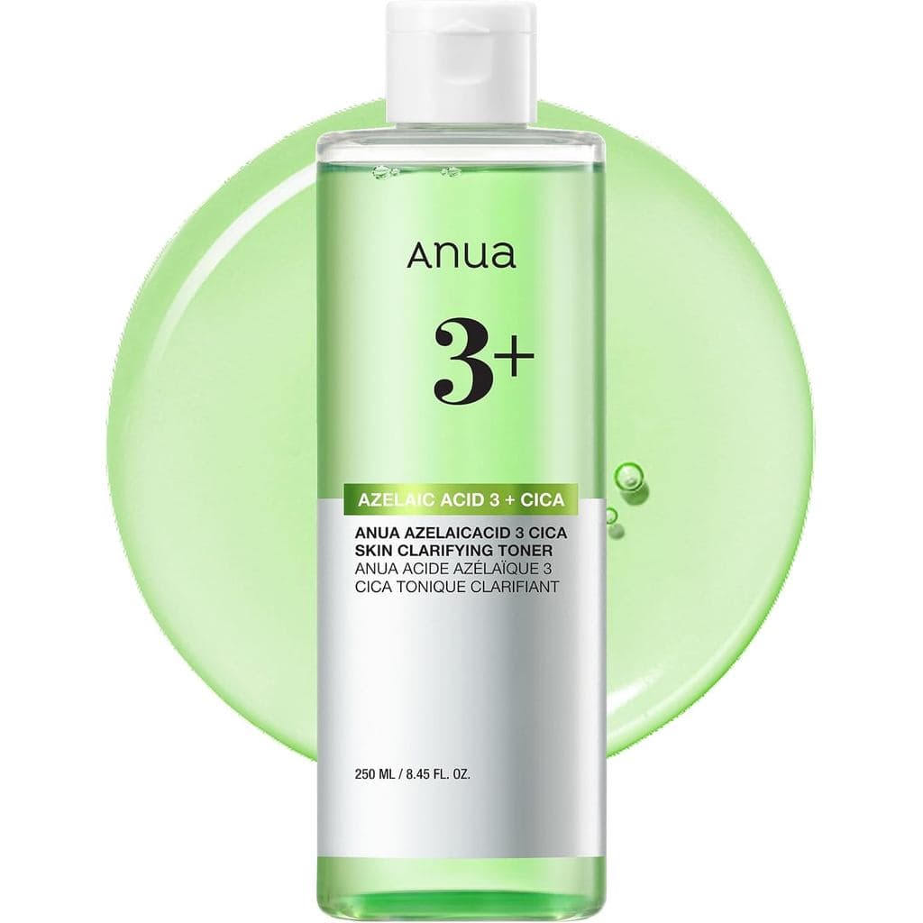 Anua Azelaic Acid 3 CICA Clarifying Toner, Tônico Facial Esfoliante Diário com Ácido Salicílico, para Acalmar e Clarear