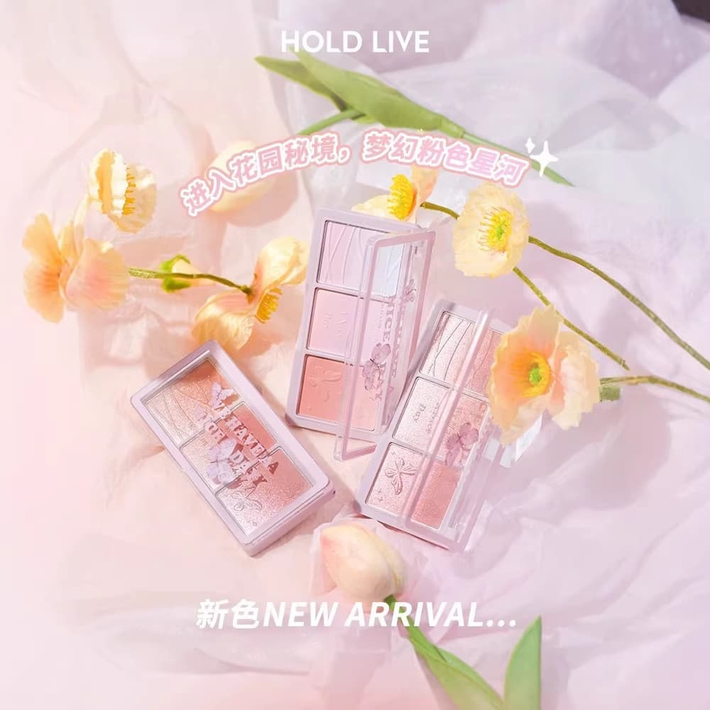 Secretland Garden Blush 110 Tricolor Blush 101 Cor Gradiente Super Fácil de Usar holdlive Loja Principal Oficial Produto