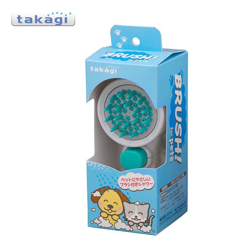 Japonês takagi Pet banho chuveiro cão gato escova de banho escova de massagem aliciamento escova de banho Sprinkler