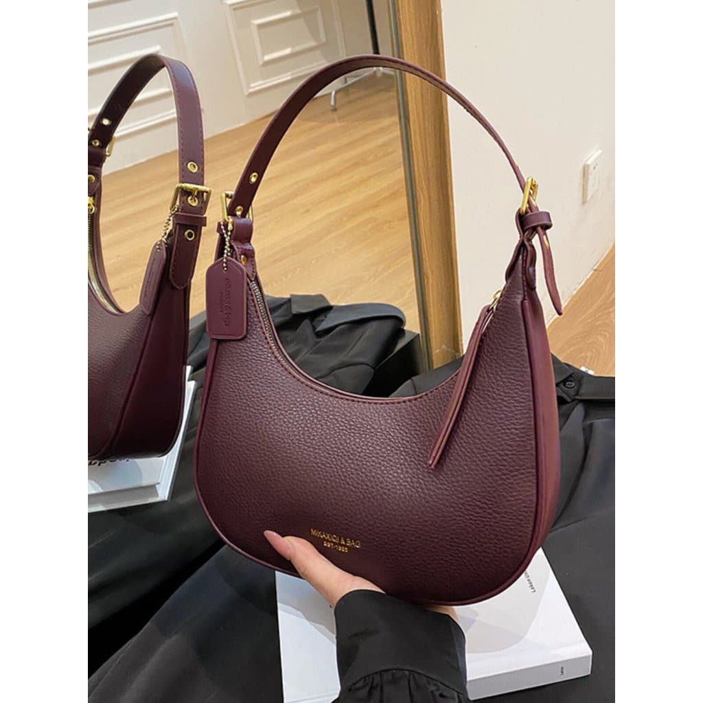 Bolsa bolsa femenina Saco de sela simples moda Casual saco portátil 2024 novo estilo na moda INS bolsa de ombro japonês
