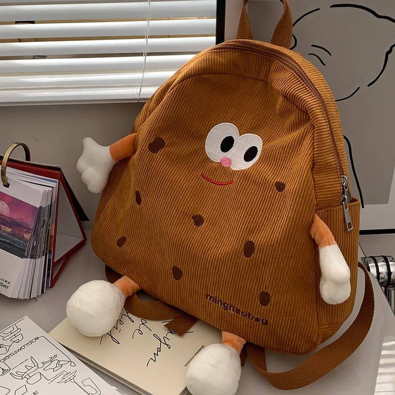 Japonês chique macio menina mochila ins bonito dos desenhos animados mochila feminina Casual All-Match estudante mochila