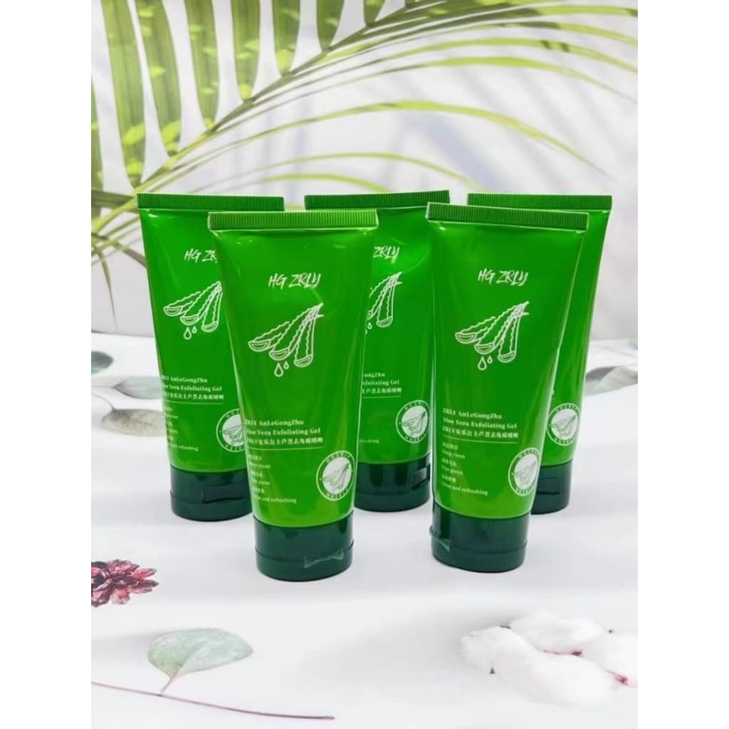 Natural ZRLY Princess Aloe Vera Gel Esfoliante 100g Limpeza Profunda Sujeira Não Apertado Confortável Suave
