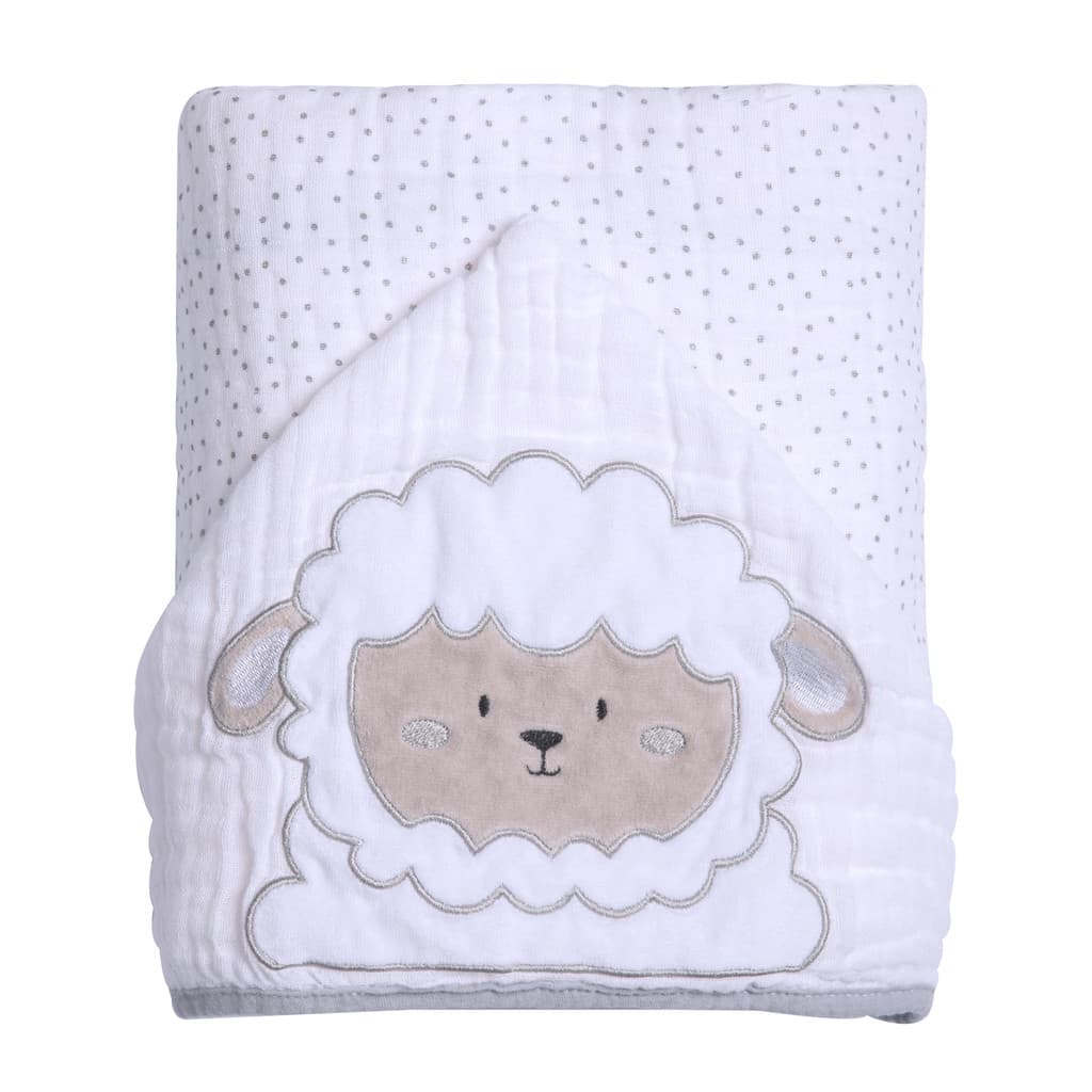 Toalha De Banho Soft Papi Friends C/Capuz Bord. 90Cm X 75Cm - Papi