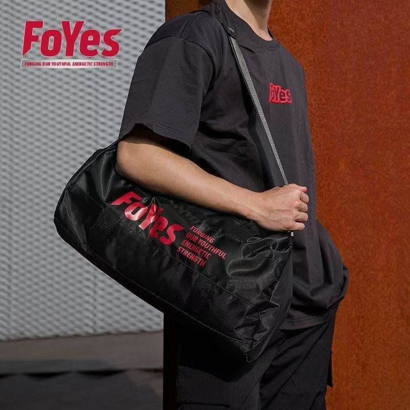 FoYes Bolsa de ginástica de grande capacidade Bolsa de ombro para academia Bolsa da moda Bolsa de escalada de montanha B