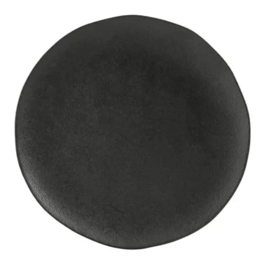 Jogo De 6 Pratos Raso Orgânico Carbon Ø26,5cm Porto Brasil