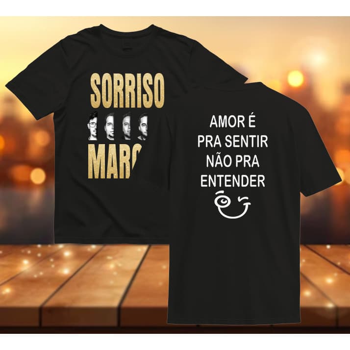 Camiseta Sorriso Maroto Tshirt Graphic Tee Pagode Unissex Estampa Premium Blusa Streetwear Estilo Retrô Fã Clube